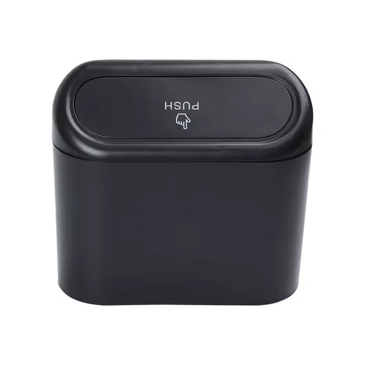 Mini Poubelle de Voiture – Clip Portière Étanche, Couvercle Poussoir