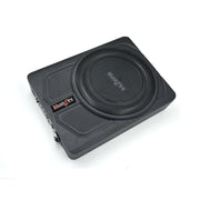 Caisson de basses 10″ sous-siège – 12 V, profil 82 mm